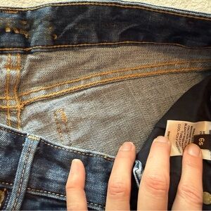 Express Dark Blue Skinny Jeans-6S